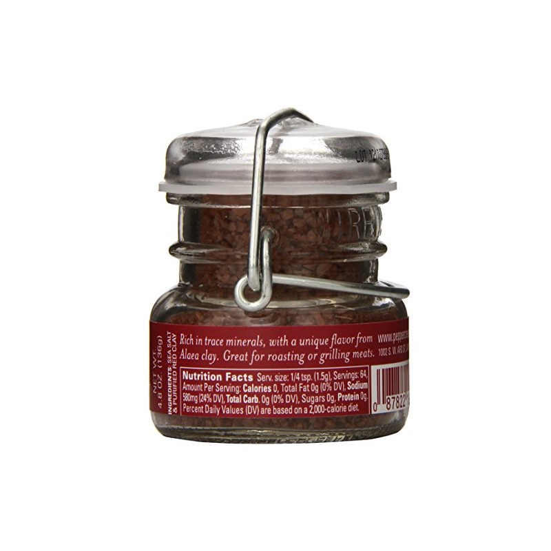 Pepper Creek Farms Sea Salt, Alaea Hawaiian Red, 4.8 Ounce
