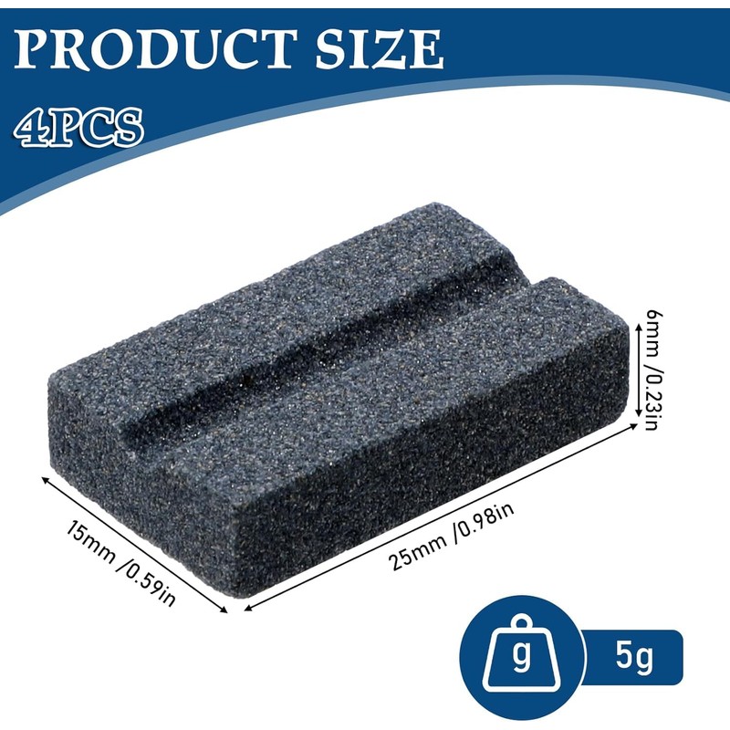 4 Pack Dart Sharpener V-Sharp Stone Darts Sharpener Tool for