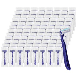 Disposable Razors, Bulk Razors With Knife Caps, Individually Packaged, Razors In Bulk Suitable For Hotels, Shelters, Homeless People, Nursing Homes, Charities, Churches (150-PACK)