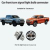 2 PCS Front Turn Signal Light Bulb Plug Socket, 90075-60060