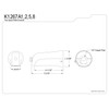 Kingston Brass K1267A5 Showerscape Tub Spout, Chrome