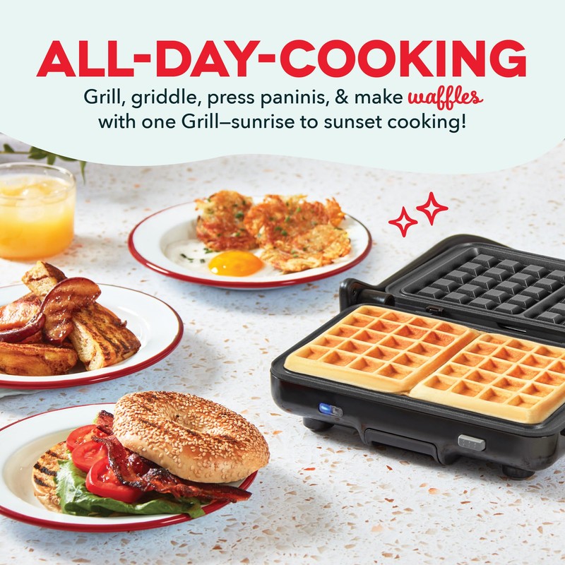 Double Waffle 2-Plate Pack for MultiMaker Flex Press Grill System