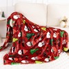 Christmas Throw Blanket, 60x80 Christmas Tree Super Soft Soft Fleece