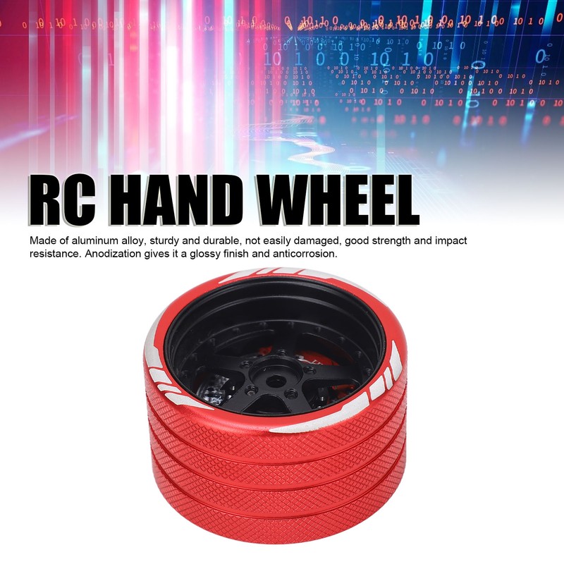 Aluminum RC Hand Wheel RC Transmitter Handwheel Replacement Accessory for