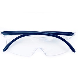 Magnification 2.0x Magnification, Glasses-type, Borderless Magnifying Glasses, Black Frame, Magnifying Glasses for those who are tired of having difficulty seeing small letters in newspapers or