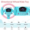 NAVESO Steering Wheel Toy for Children, Copilot Steering Wheel with