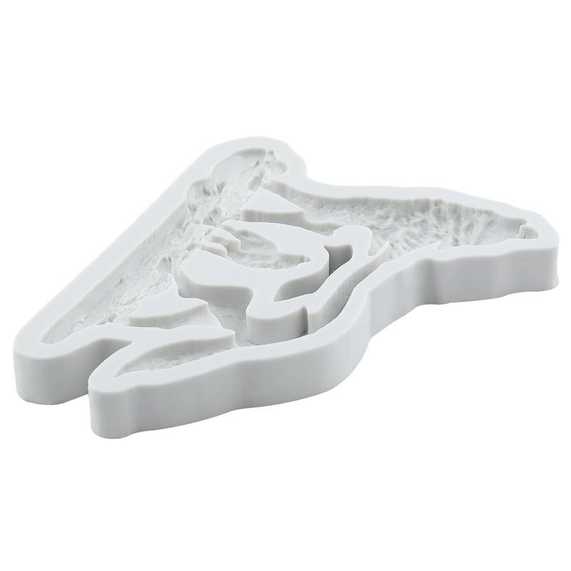 TAOXIBEI Howling Wolf Silicone Resin Mold Wolf Polymer Clay Molds