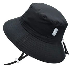 Jan & Jul Sombrero de Sol de Cubo de Verano para bebé niño con Correa (S: 0-6 Meses, Negro)