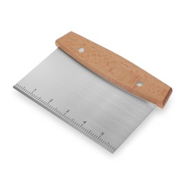 Rascador de banco de acero inoxidable, rascador de banco resistente, cortador de cocina y masa, herramienta de cocina multiusos de 8 pulgadas para hor