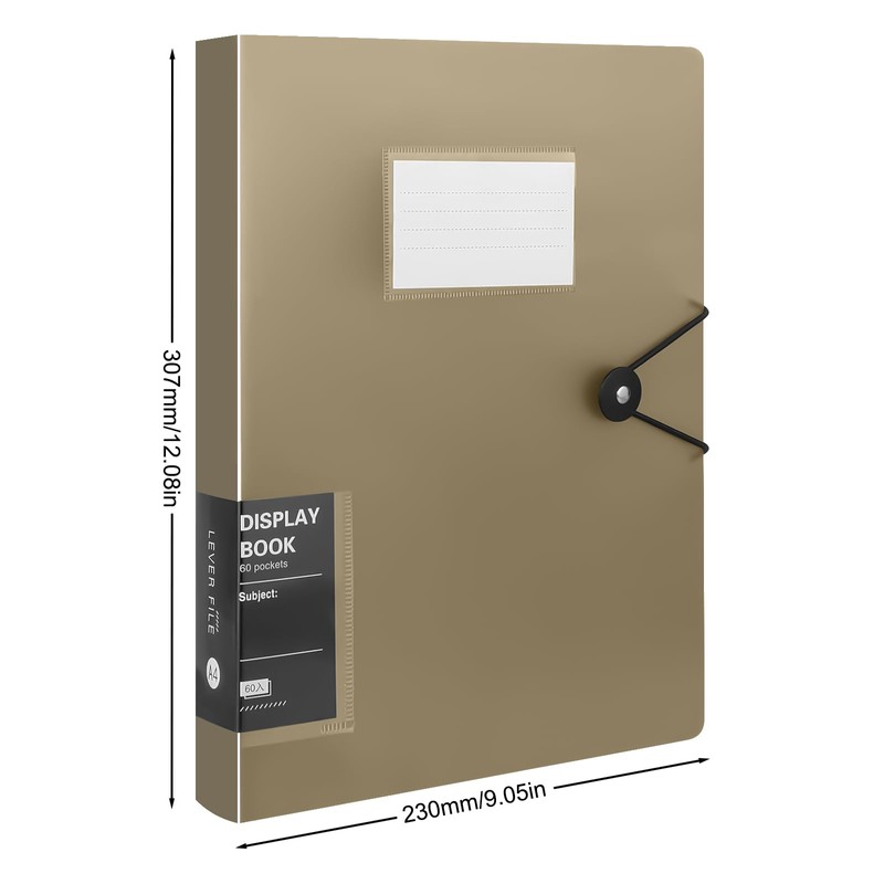 2 Pack A4 Presentation Folders, Total 120 Pockets A4 Display