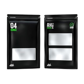 4 Ounce Bags - 25 Pack Lock & Seal Storage Curing Bags 58%-62% RH Humidity 2-Way Control Heat Sealable 8.1" x 12" x 3.78" Inch (4oz, 1/4LB)