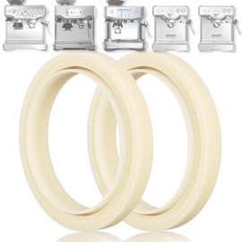 2Pcs 54mm Silicone Steam Ring,Replacement Gasket for Breville Espresso Machine Parts 878/870/860/840/810/500/450/Sage 500/870/875/880/810/878, No BPA Grouphead Gasket