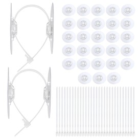 Anti Tip Furniture Safety Straps for Baby Proofing, Secure Bookcase Dresser Shelf Cabinet(White)