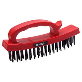 Amtech S3525 Easy-grip 4-row wire brush
