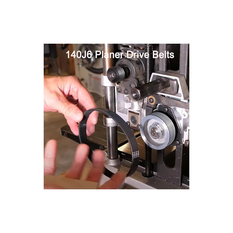 2 Pack 140J6 Planer Drive Belt compatible with Delta 22-560,
