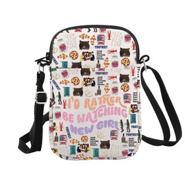 New G TV Show Gift Comedy TV Show Gift I'd Rather Be Watching TV Show Lover Makeup Bag (Watching New Cr EU)