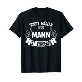 Mens Dieser Mann ist vergeben Bräutigam JGA T-Shirt