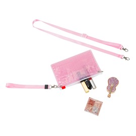 Bubble zip pouches make up Bag Small Bubble Padded Pockets for Cosmetic Storage Resealable bubble Cushion bag(Pink, S)