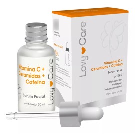 Lovy Care Serum Facial Vitamina C + Ceramidas + Cafeina