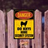 Do Khyi Tibet Great Dane Dog Sign Danger Security System