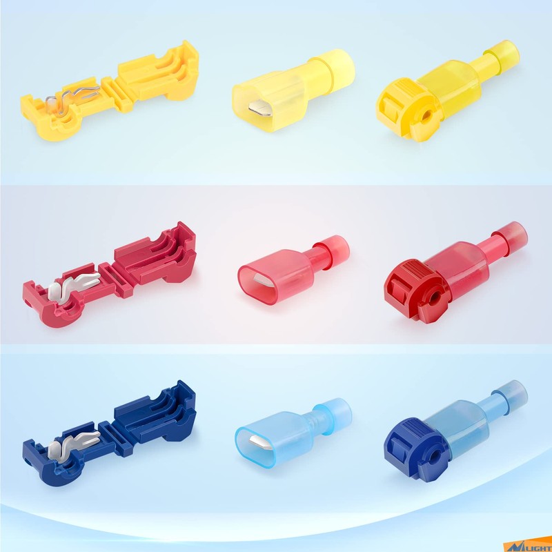 Nilight 360PCS T-Tap Wire Connectors Self-Stripping Quick Splice Electrical Terminals
