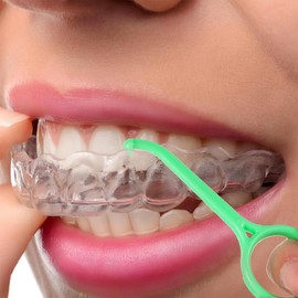 AORVYUI 10 Stück unsichtbare kieferorthopädische Zahnspangen Aligner Removal Tools Orthodontic Bracket Extractor