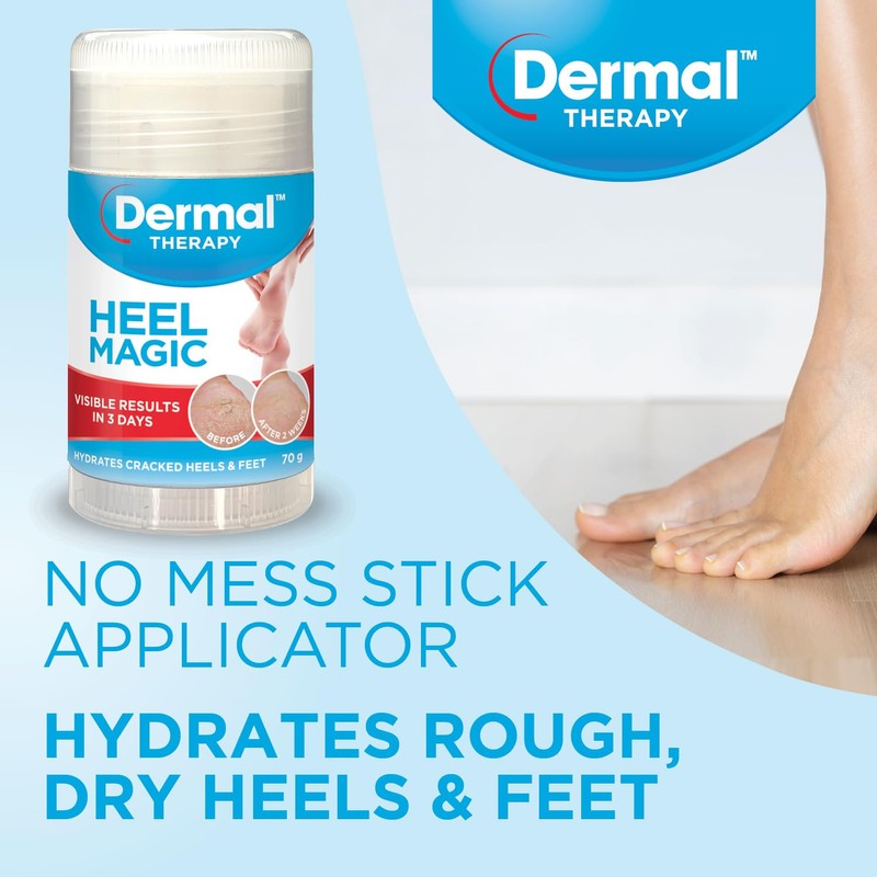 Dermal Therapy Heel Magic | Easy to Use Stick Applicator