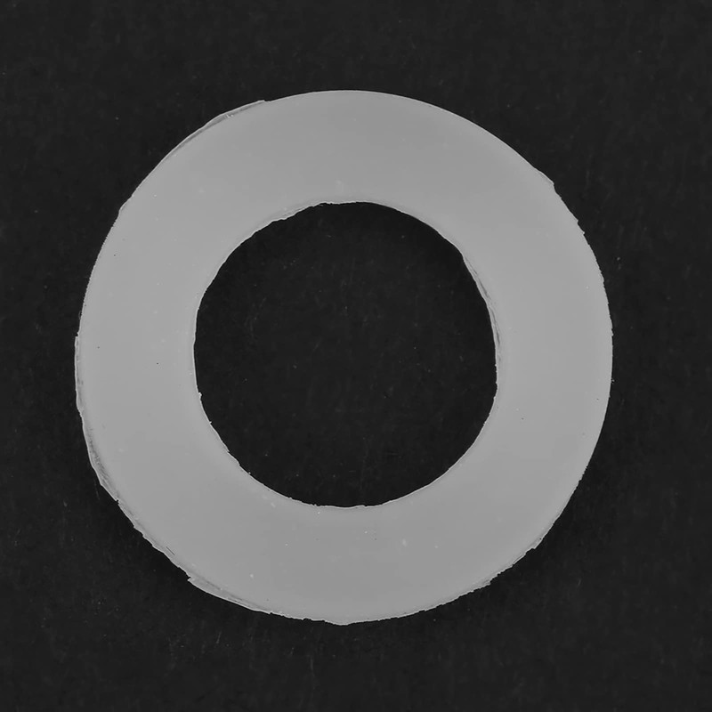 Silicone Flat Gasket White Sealing Washers for Bellows Hoses 12pcs