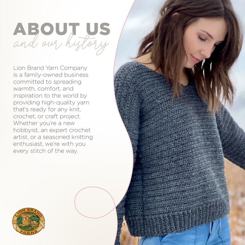 Lion Brand Yarn Heartland Yarn, Worsted-Weight Yarn for Knitting, Crocheting,