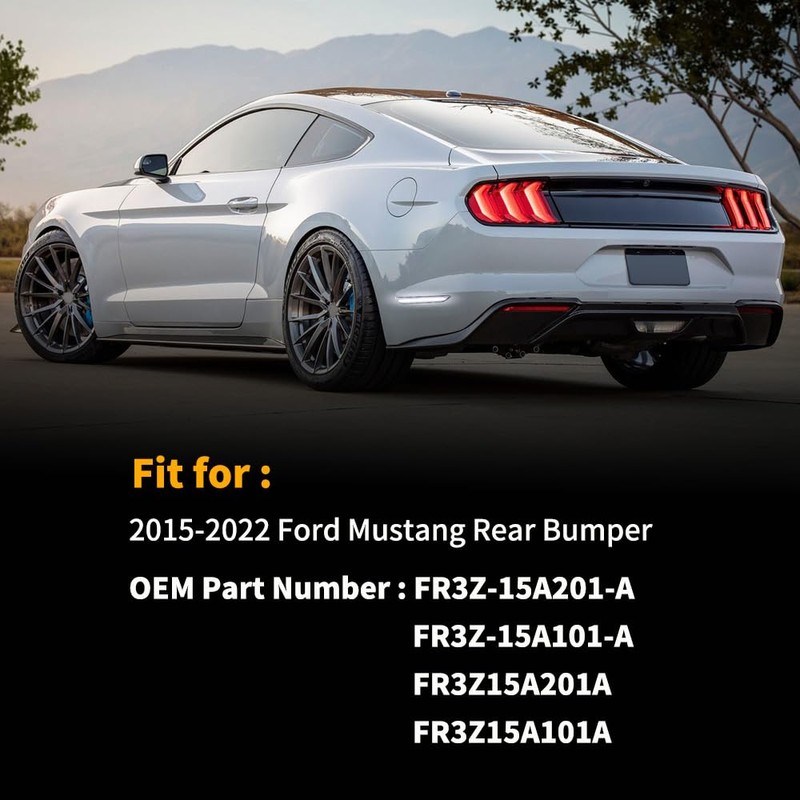 Nrgedzam LED Side Marker Lights Rear White Bumper Fender Marker