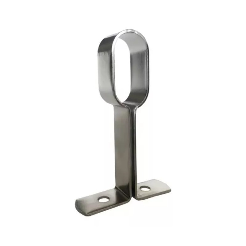 Herrajes Guerrero Soporte Central Para Tubo Ovalado Closet Brida Pack