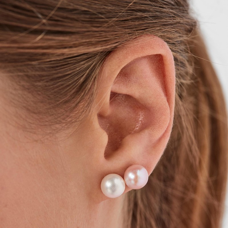 Silver TOUS Pearl Earrings with Pearl
