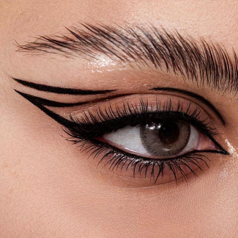 PHOFAY Vegan Eyeliner Liquid - Super Fast-Drying, Ultra-Waterproof & Smudge-Proof,