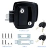 AOTWSEN Camper Door Lock,Rv Door Lock Replacement- Paddle Handle Deadbolt