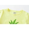 UNICABBIT21 Yellow Pineapple Summer Pajamas for Girls Big Kids Cute