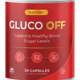 Suplemento dietético Gluco Off Blood Health Support 30 cápsulas GlucoOff