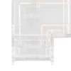 8pcs LED Strip Light Connector Professional Transparent 3Pin L Shaped