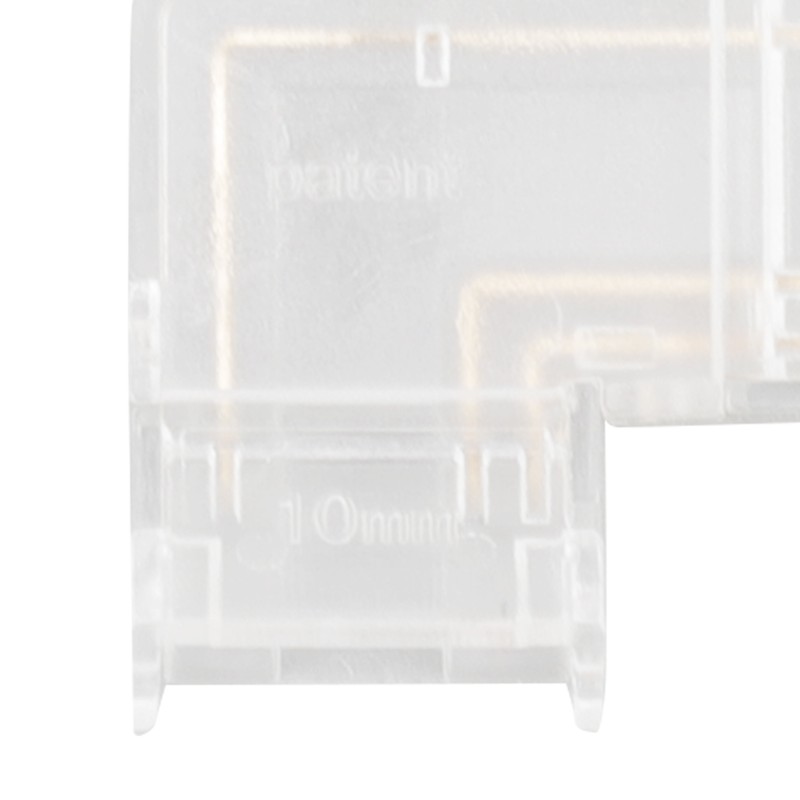 8pcs LED Strip Light Connector Professional Transparent 3Pin L Shaped