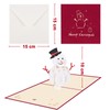 Christmas Cards 3D Christmas Cards with Envelope Set Nostalgia Pop