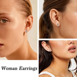 Suplight 925 Stelring Silver Celtic Cross Earrings Irish Jewelry Dainty Cross Stud Cross Stud Earrings for Women Girls