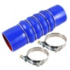 Silicone Material Upper Radiator Coolant Hose with Clamps Compatible with
