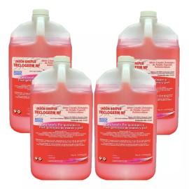 BREFER Jabón Quirúrgico Con Triclosan Para Uso Hospitala Caja 4 Env
