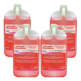 BREFER Jabón Quirúrgico Con Triclosan Para Uso Hospitala Caja 4 Env