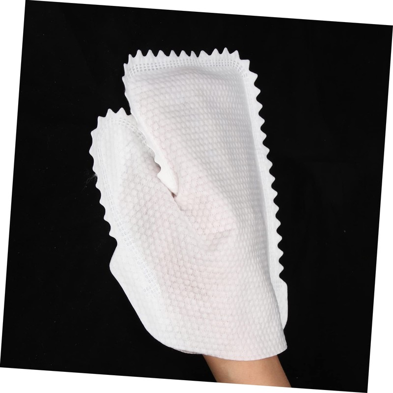 Baluue 20pcs Non Woven Dusting Gloves with Serrated Electrostatic Design