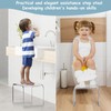 Kids' Step Stool 9'' Acrylic Transparent Step Stools Strong Load