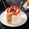 100Pcs Cocktail Sticks for Food Biodegradable Fruit Stick Bamboo Skewers