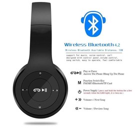 Noise Cancelling Wireless Headphones Bluetooth 5 Earphone Headset with Mic Hot - Versatile Audio Experience