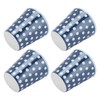 4Pcs/Set Cute Melamine Mug Imitation Porcelain Beverage Cup for Home