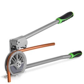 Antstone 5/8” OD Tubing Bender Roller Type Pipe Bender 180° HVAC Copper Aluminum Tube Bending Tool for Air Conditioning Refrigeration Repair