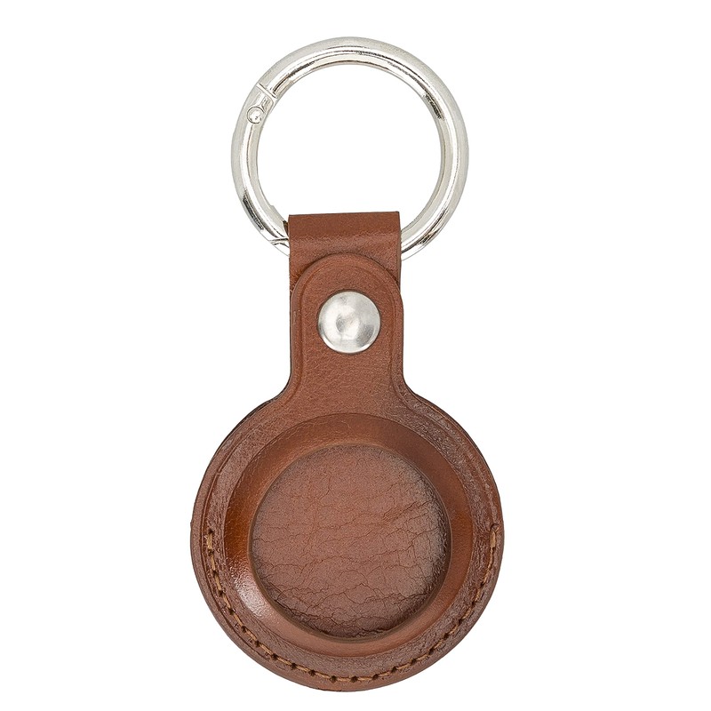 Solo Pelle Leather Case Compatible with New AirTag 2021, AirTag